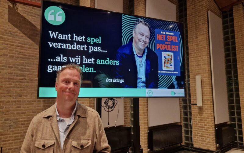 Portret van Bas Erlings.